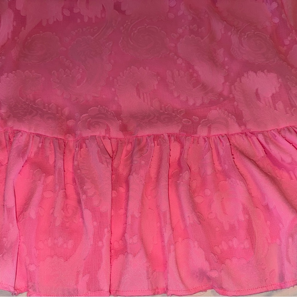 Women’s Lilly Pulitzer Shenzi Beach Cover Up Rousseau Pink Tangerine Dream Small - Picture 7 of 10